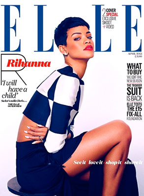 Rihanna, UK ELLE Rihanna, UK ELLE